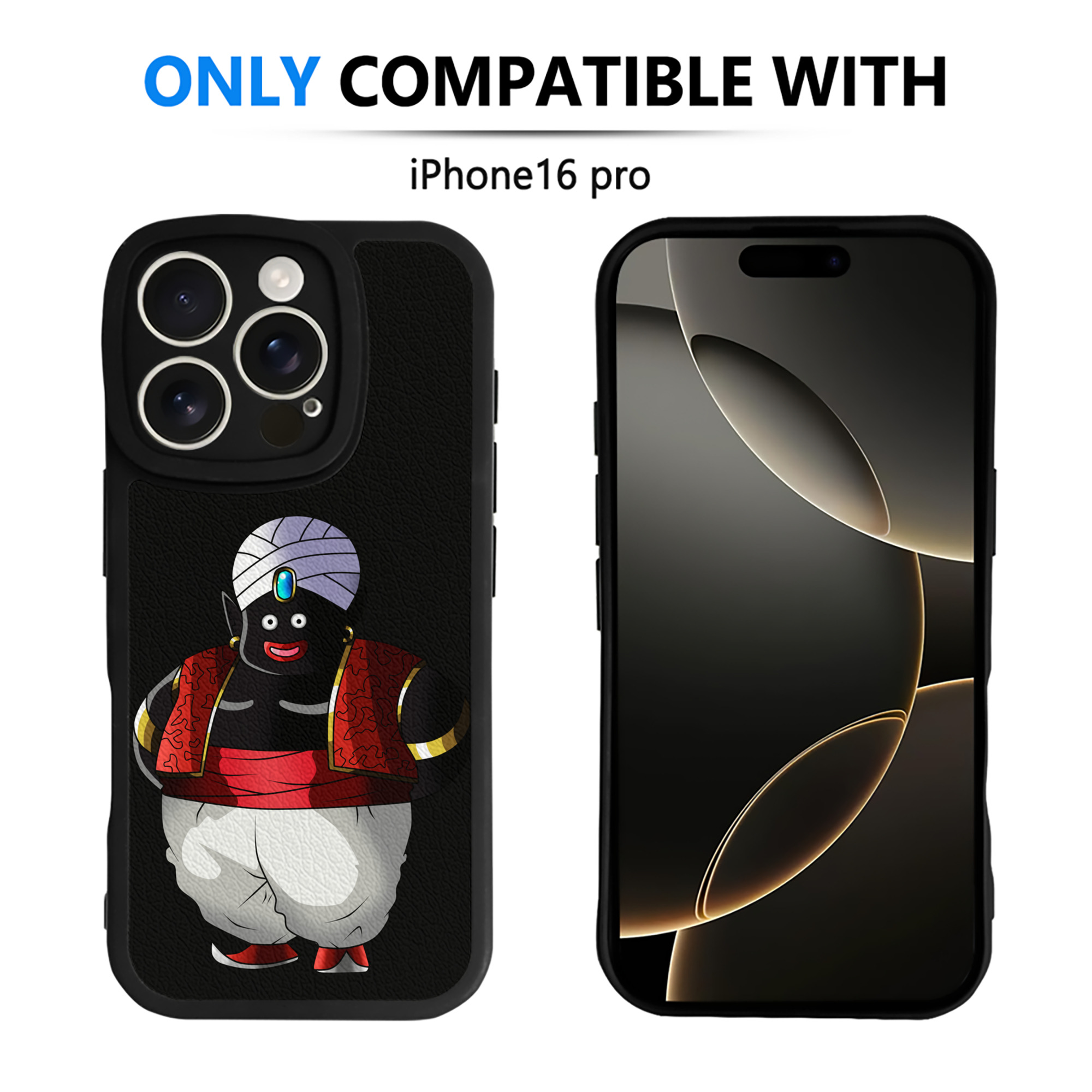 （画像用） ドラゴンボール DRAGON BALL 【iPhone 16シリーズ対応】シリコンスマホケース（レザー調） 材質：シリコン